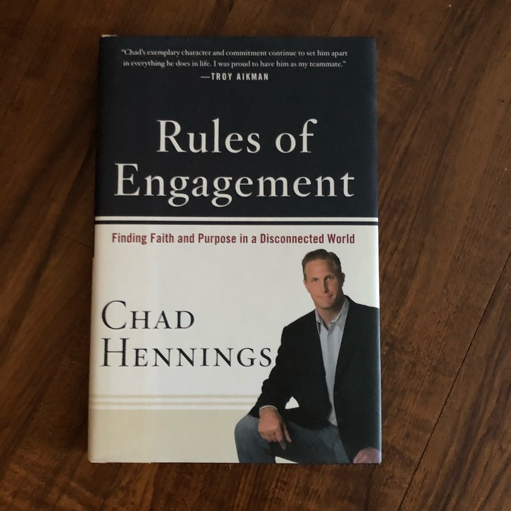 RARE ESTATE SALE: Dallas Cowboys Book “Rules of Engagement” by Chad Hennings